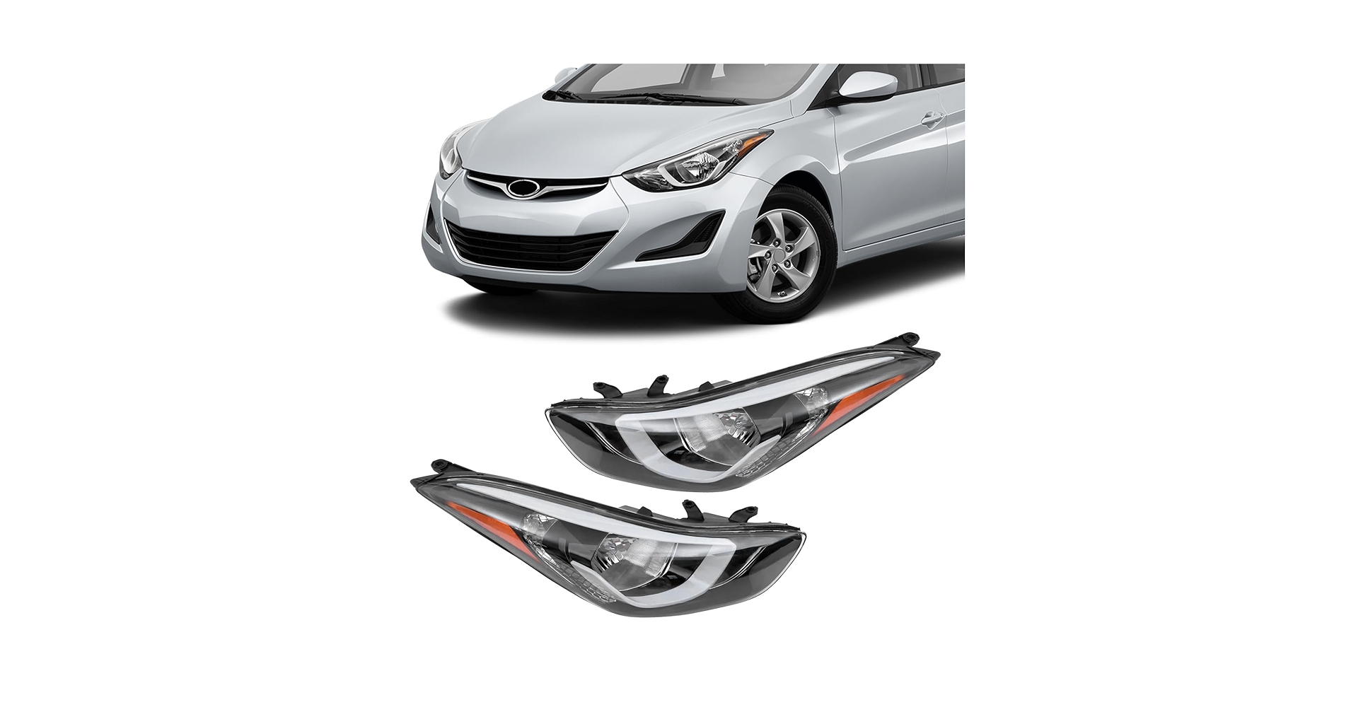 ელანტრა 2016 წინა ფარი